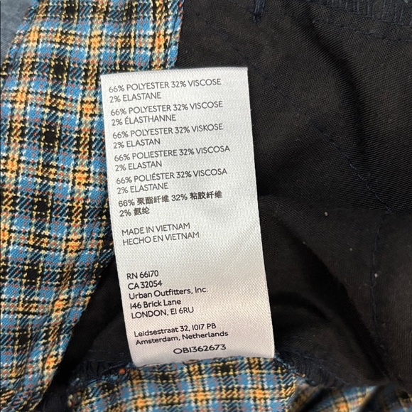 Men's Gray Checkered Pants - Picture 9 of 9